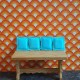 Lundby Dolls House Cushions 6610 - Blue x 4