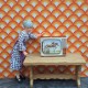 Carolines Home Dolls House Television - Horse Jumping No Stand 2201