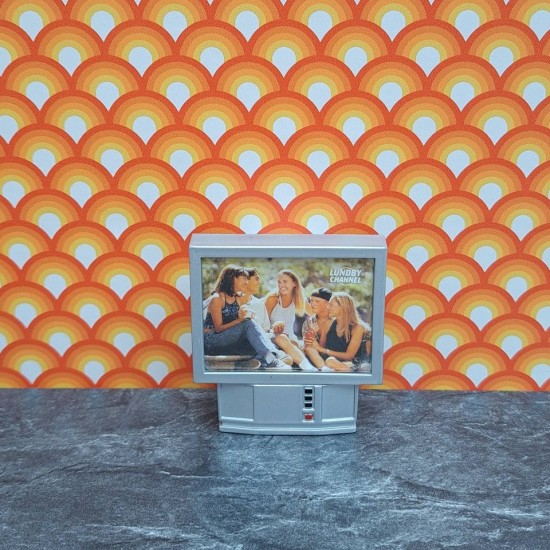 Lundby Dolls House Television - Silver Lundby Channel Picture 