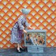 Lundby Dolls House Television - Silver Lundby Channel Picture 