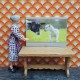 Lundby Dolls House Television - Flat Screen With A Sheep And Lamb 60.2055