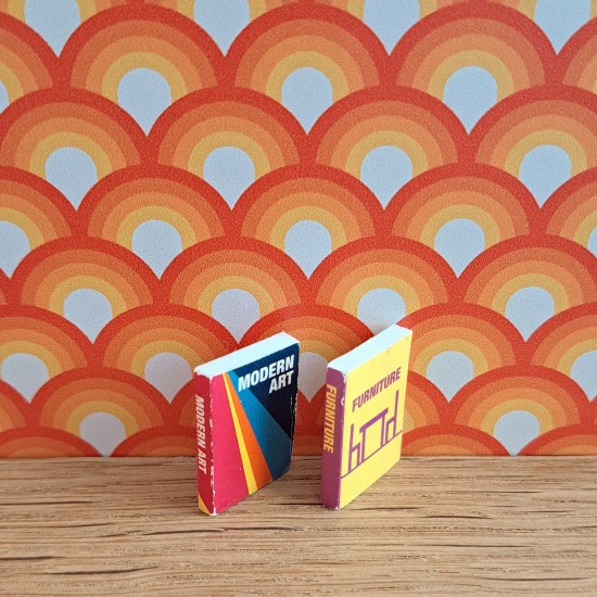 Lundby Dolls House Books - Modern Art & Furniture