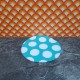 Lundby Dolls House Rug - Bathroom Mat Green With White Circles 60.9043