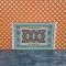 Lundby Dolls House Rug - Brown And Blue Large Oblong 6291