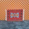 Lundby Dolls House Rug - Medium Oblong Red Diamonds