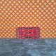 Lundby Dolls House Rug - Red & Black Small Oblong 6282 (Read)