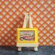Lundby Dolls House Picture - Boat Painting Yellow Frame 6615