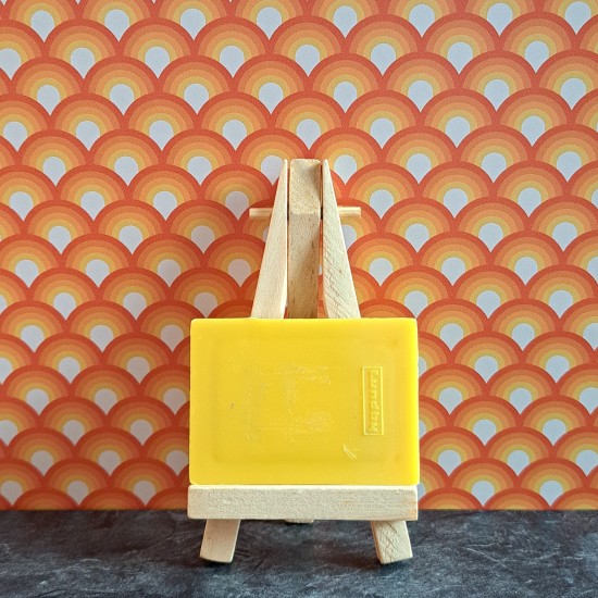 Lundby Dolls House Picture - Boat Painting Yellow Frame 6615