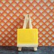 Lundby Dolls House Picture - Boat Painting Yellow Frame 6615