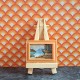 Lundby Dolls House Picture - Stag Calling Brown Frame Picture
