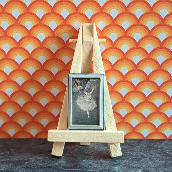 Lundby Dolls House Picture - Ballerina Picture SUFA Blue Outline 6615