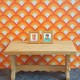 Lundby Dolls House Picture - Man & Woman Faces Small Gold Picture Frames x 2