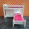 Lundby Dolls House White Tall Bunk Bed Set 9754