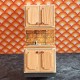 Lundby Dolls House Kitchen - Brown Tiled Sink Unit