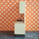 Lundby Dolls House Kitchen - Brown Tiled Sink Unit