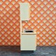 Lundby Dolls House Kitchen - Brown Tiled Sink Unit