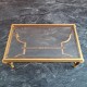 Lundby Dolls House Gold Velour Sofa Set & Coffee Table 9545
